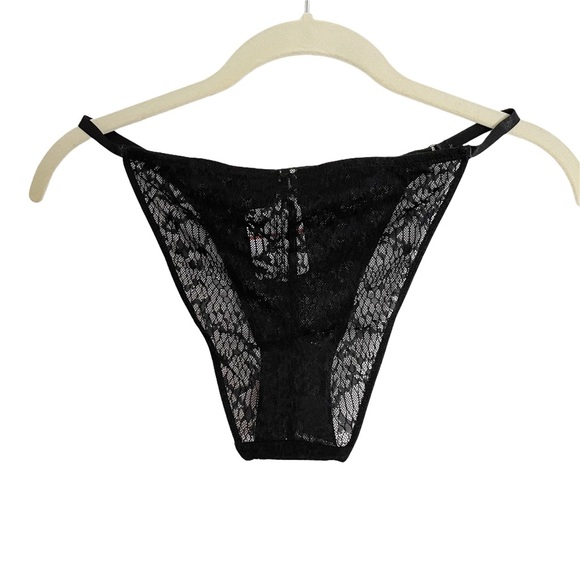 Free People Tameeka Black Lace High Waisted Undies - Picture 5 of 6